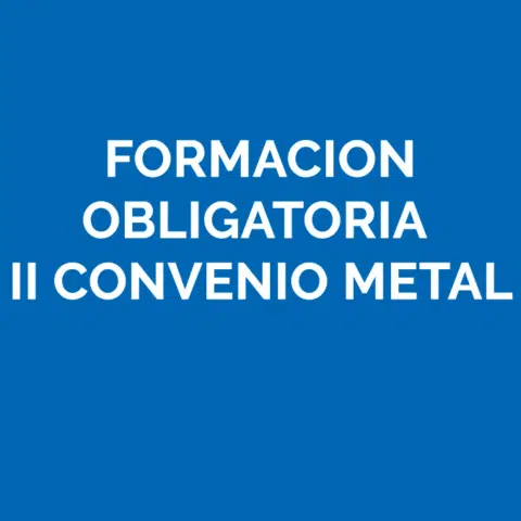 Formación Obligatoria Metal II Convenio Metal