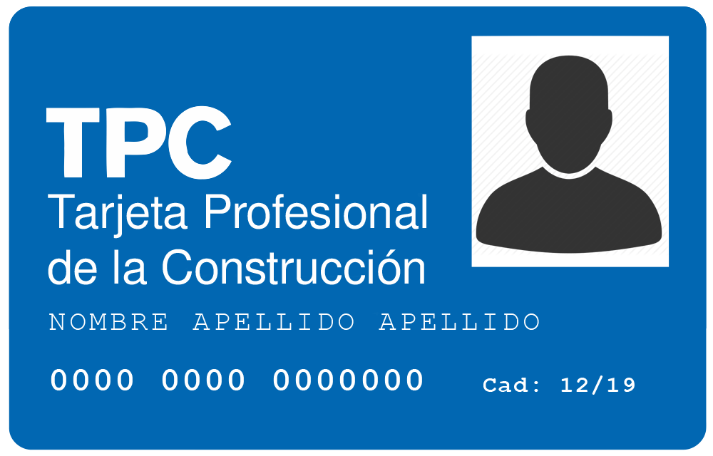 FormaciónTarjeta profesional de la construcción tpc