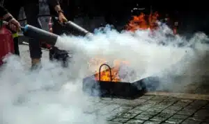 Curso de extinción de incendios